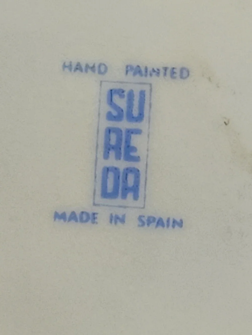 Vintage SUREDA Made In Spain,all Hand Painted Decanter.